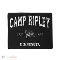 Camp Ripley Minnesota Mn Vintage Us Flag Sports Mousepad thumb 0