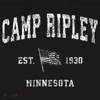 Camp Ripley Minnesota Mn Vintage Us Flag Sports Mousepad thumb 1