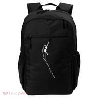 Climbing Rock Mountain Climber Bouldering Tee Gift Backpack thumb 0