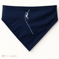 Climbing Rock Mountain Climber Bouldering Tee Gift USA-Made Doggie Bandana thumb 0
