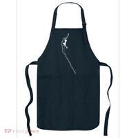 Climbing Rock Mountain Climber Bouldering Tee Gift Apron thumb 0