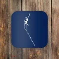Climbing Rock Mountain Climber Bouldering Tee Gift Coaster thumb 0