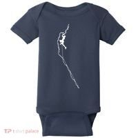 Climbing Rock Mountain Climber Bouldering Tee Gift Baby Bodysuit thumb 0