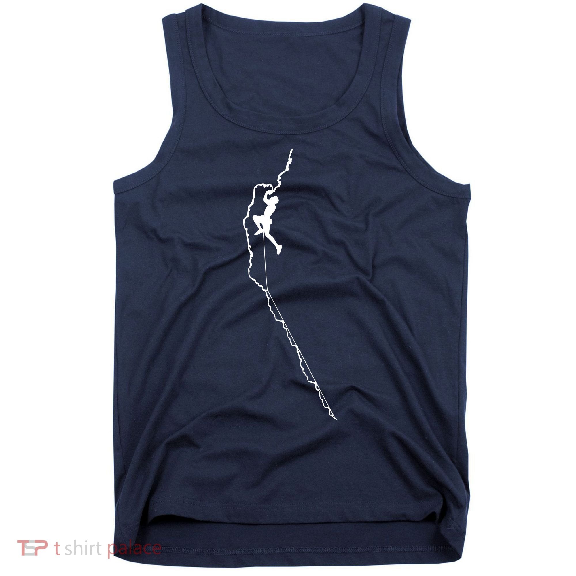 Climbing Rock Mountain Climber Bouldering Tee Gift Tank Top