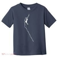 Climbing Rock Mountain Climber Bouldering Tee Gift Toddler T-Shirt thumb 0