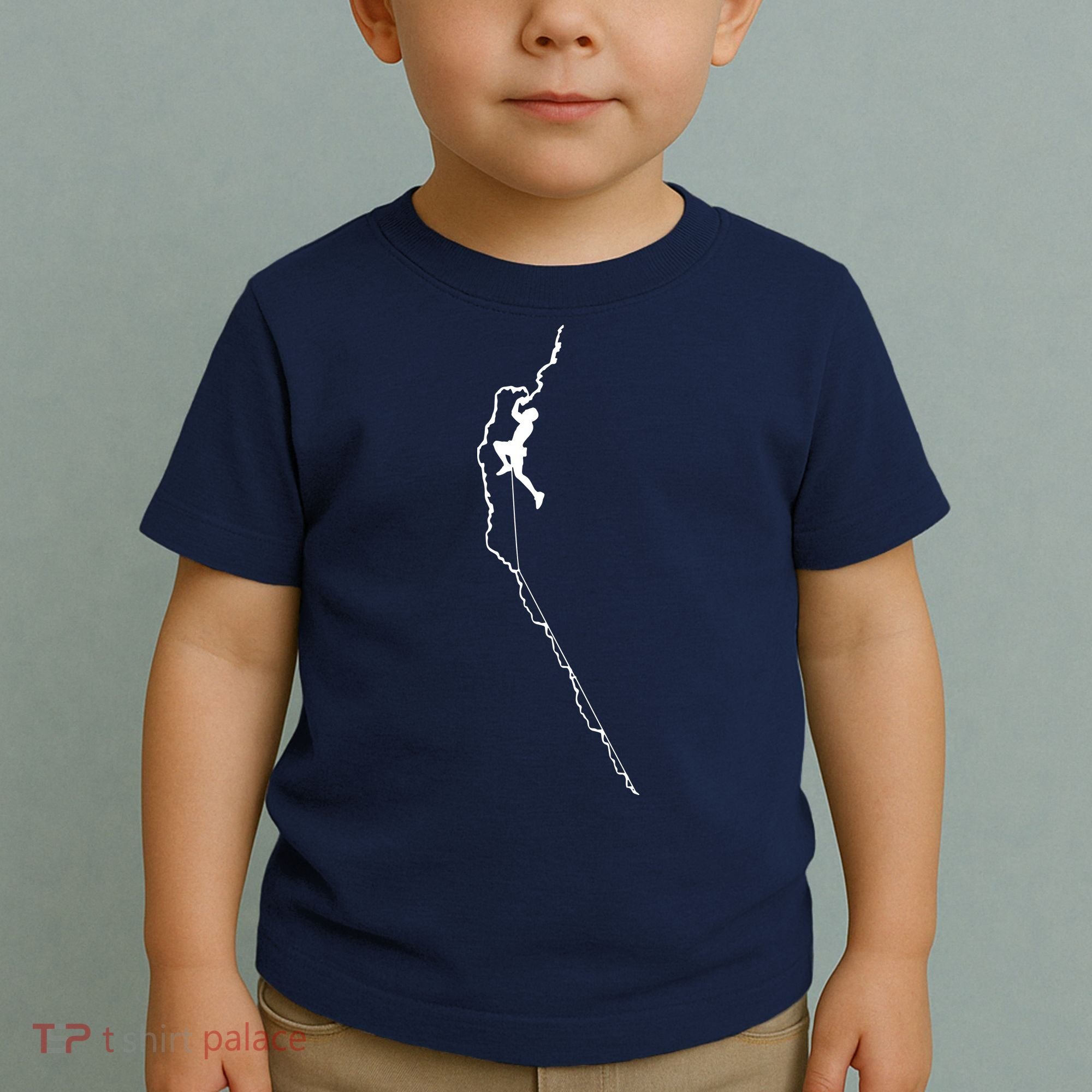 Climbing Rock Mountain Climber Bouldering Tee Gift Toddler T-Shirt