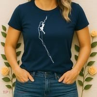 Climbing Rock Mountain Climber Bouldering Tee Gift Women's T-Shirt thumb 2