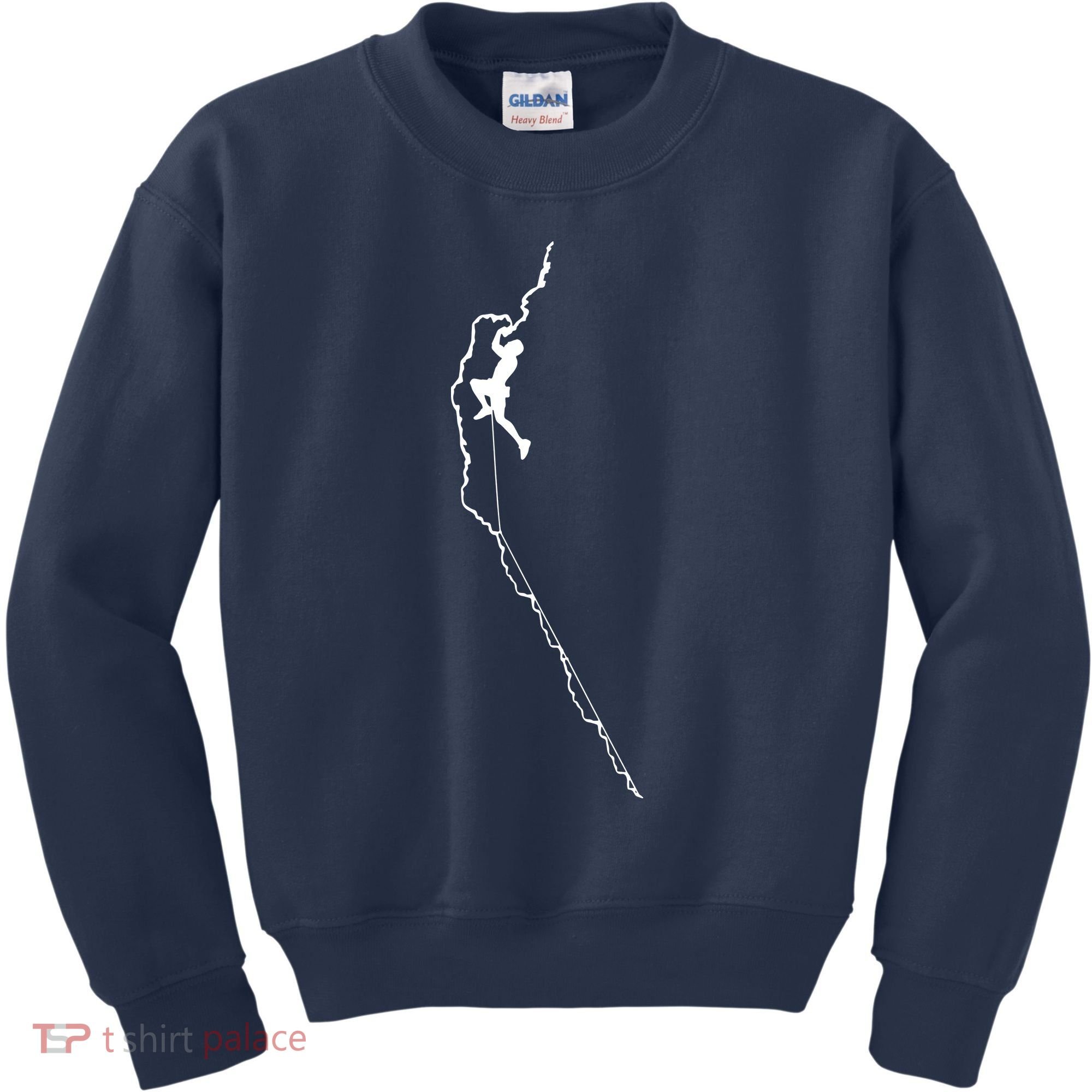 Climbing Rock Mountain Climber Bouldering Tee Gift Kids Sweatshirt