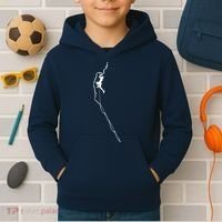 Climbing Rock Mountain Climber Bouldering Tee Gift Kids Hoodie thumb 2