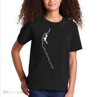 Climbing Rock Mountain Climber Bouldering Tee Gift Kids T-Shirt thumb 2