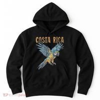 Costa Rica Macaw Pura Vida Animals Nature Pura Vida Hoodie thumb 0