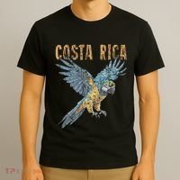 Costa Rica Macaw Pura Vida Animals Nature Pura Vida T-Shirt thumb 3