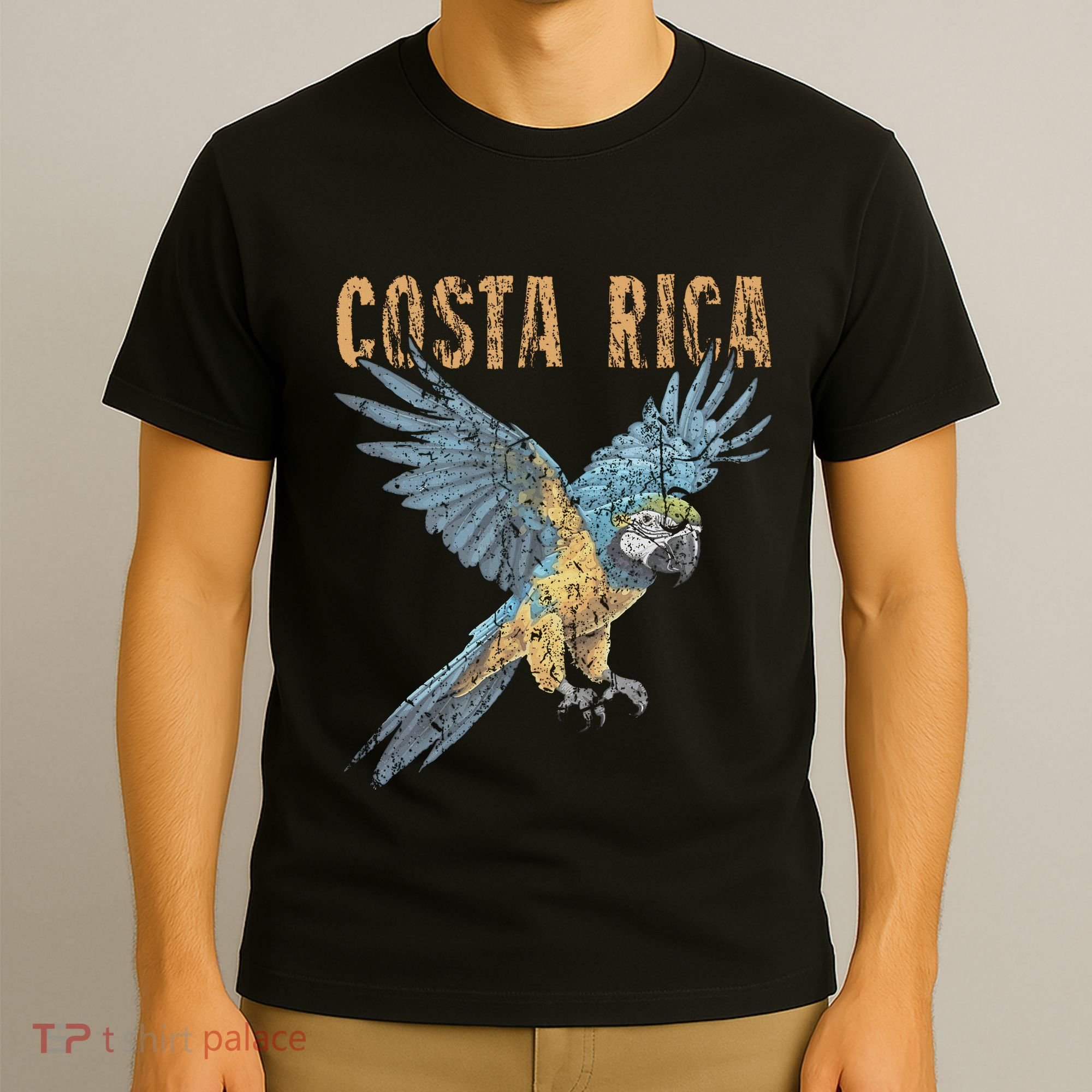 Costa Rica Macaw Pura Vida Animals Nature Pura Vida T-Shirt