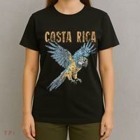 Costa Rica Macaw Pura Vida Animals Nature Pura Vida T-Shirt thumb 4