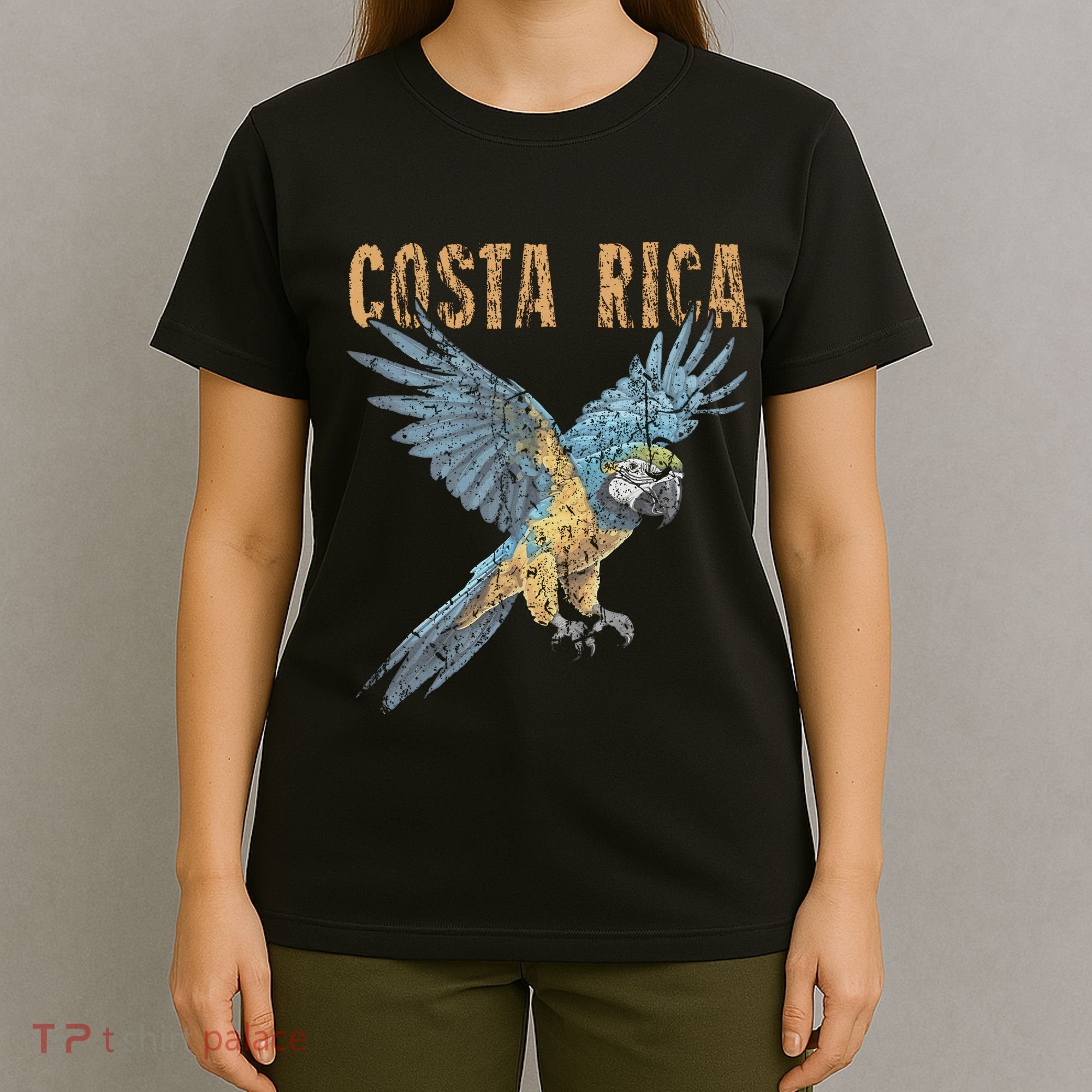 Costa Rica Macaw Pura Vida Animals Nature Pura Vida T-Shirt