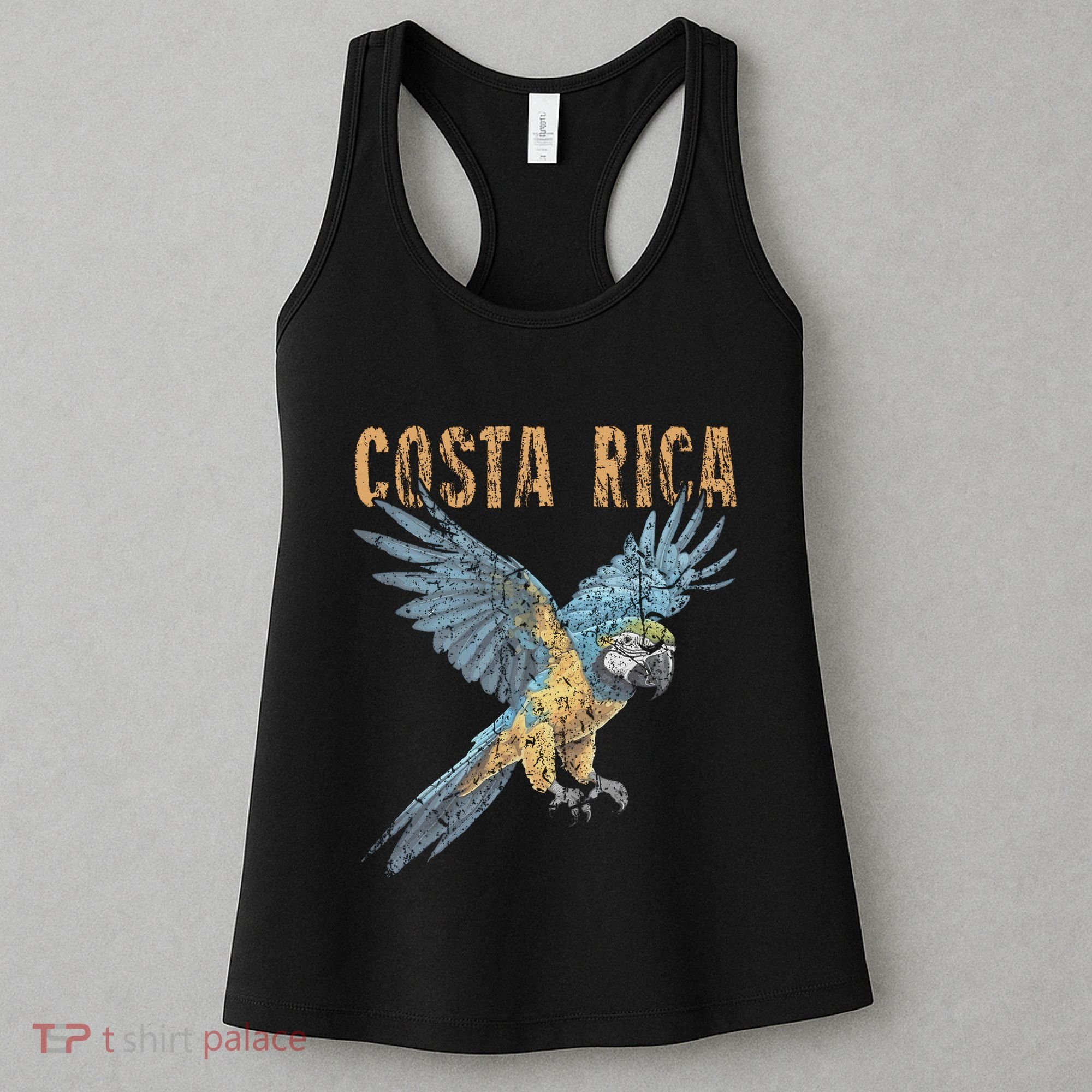 Costa Rica Macaw Pura Vida Animals Nature Pura Vida Women's Tank Top