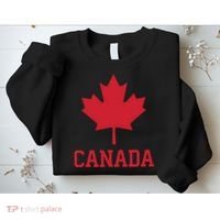 Canada Red Maple Leaf Flag Canada Day Sweatshirt thumb 2