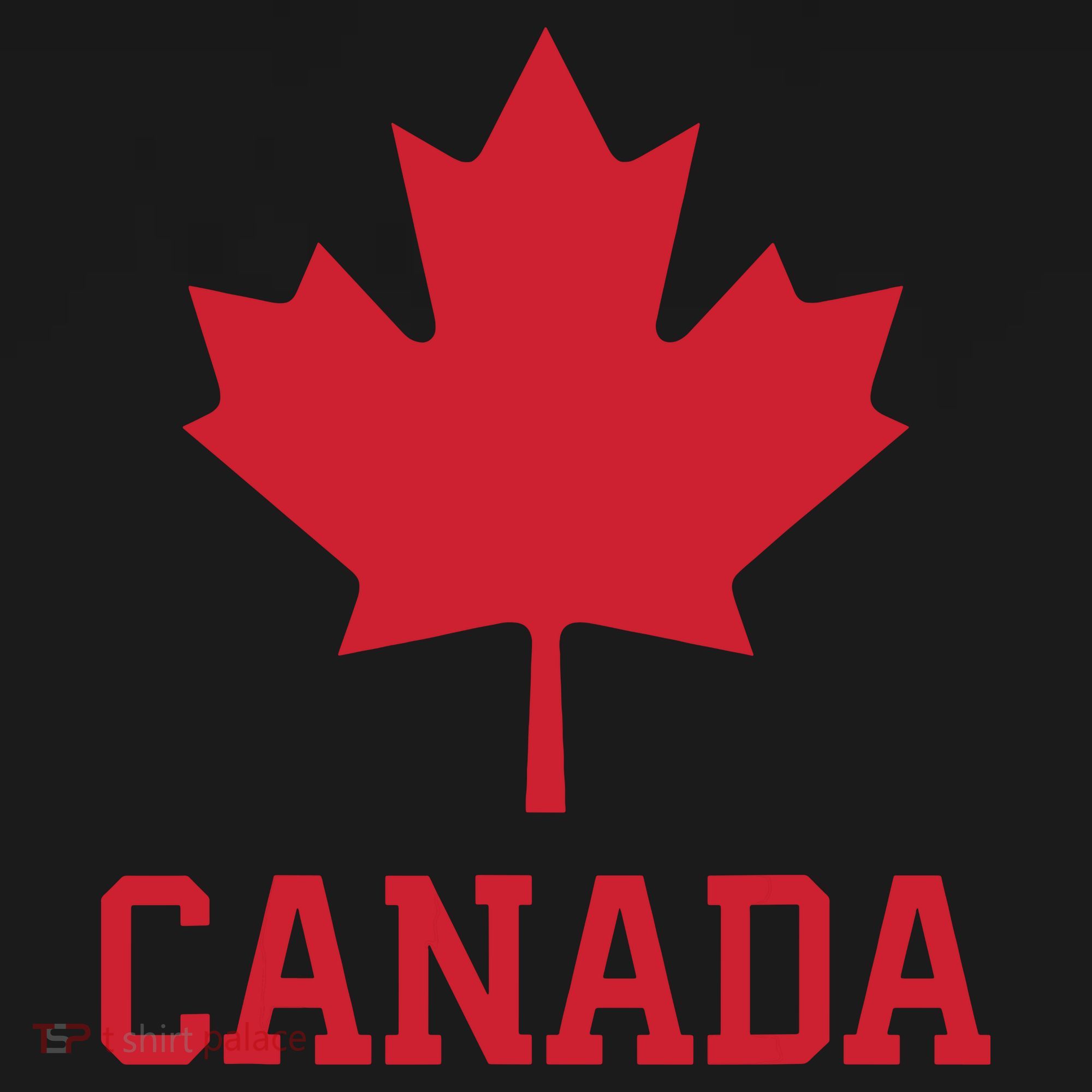 Canada Red Maple Leaf Flag Canada Day Pajama Set