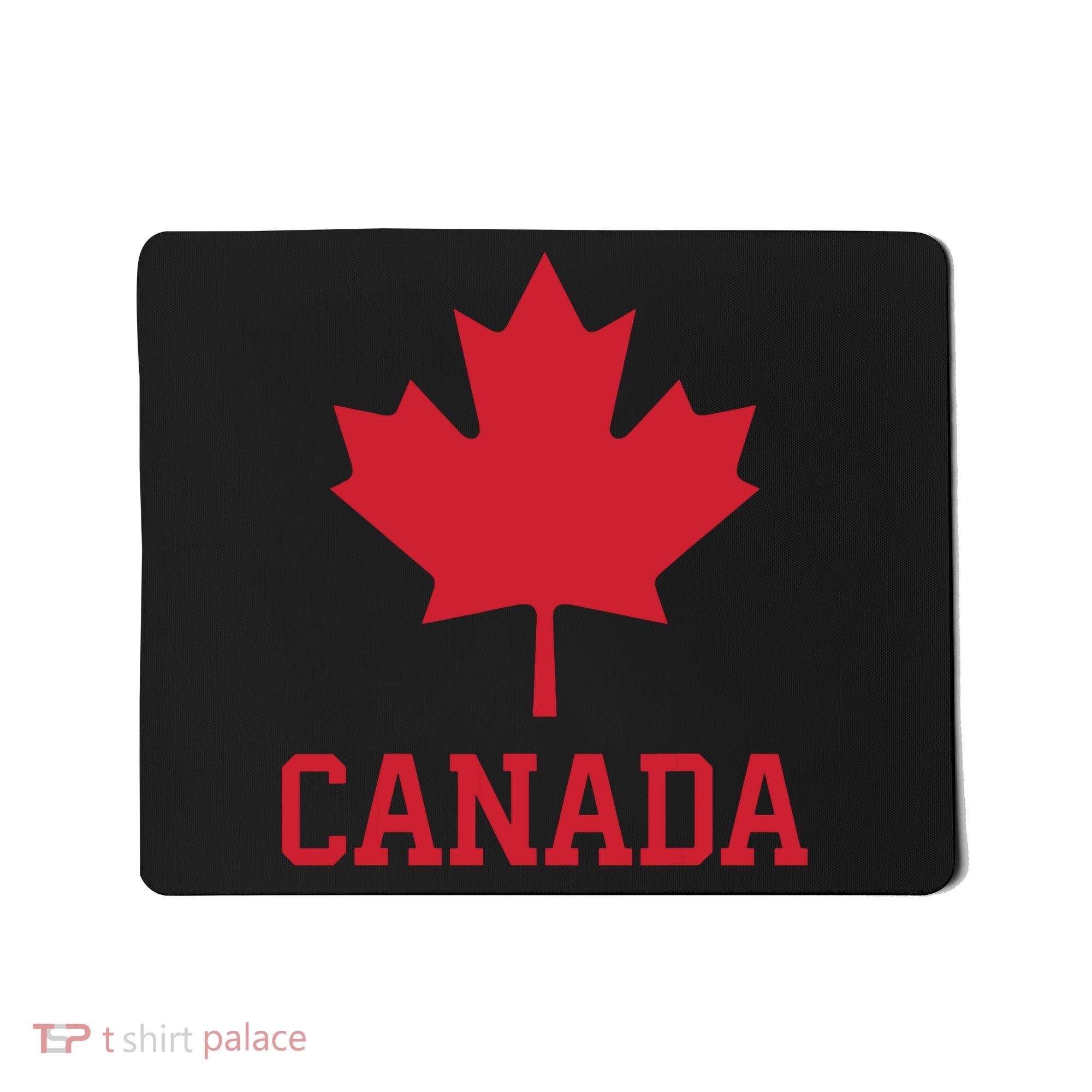 Canada Red Maple Leaf Flag Canada Day Mousepad