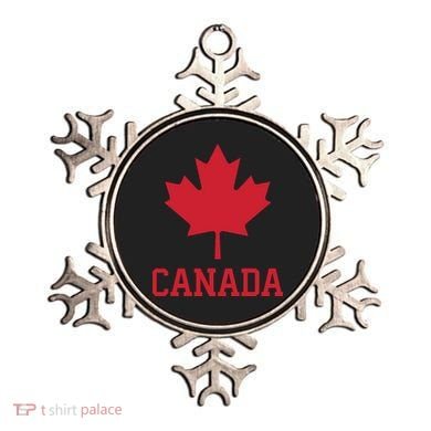 Canada Red Maple Leaf Flag Canada Day Ornament