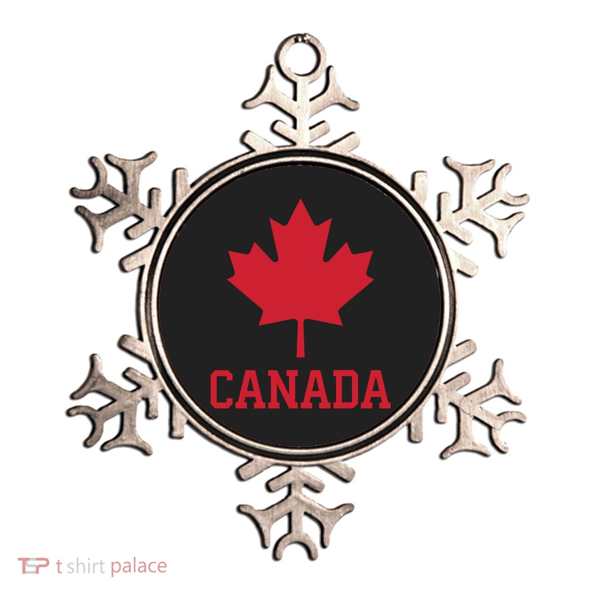 Canada Red Maple Leaf Flag Canada Day Ornament