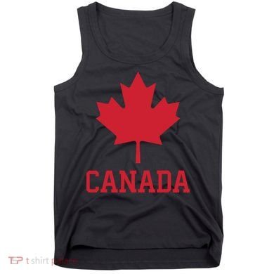 Canada Red Maple Leaf Flag Canada Day Tank Top