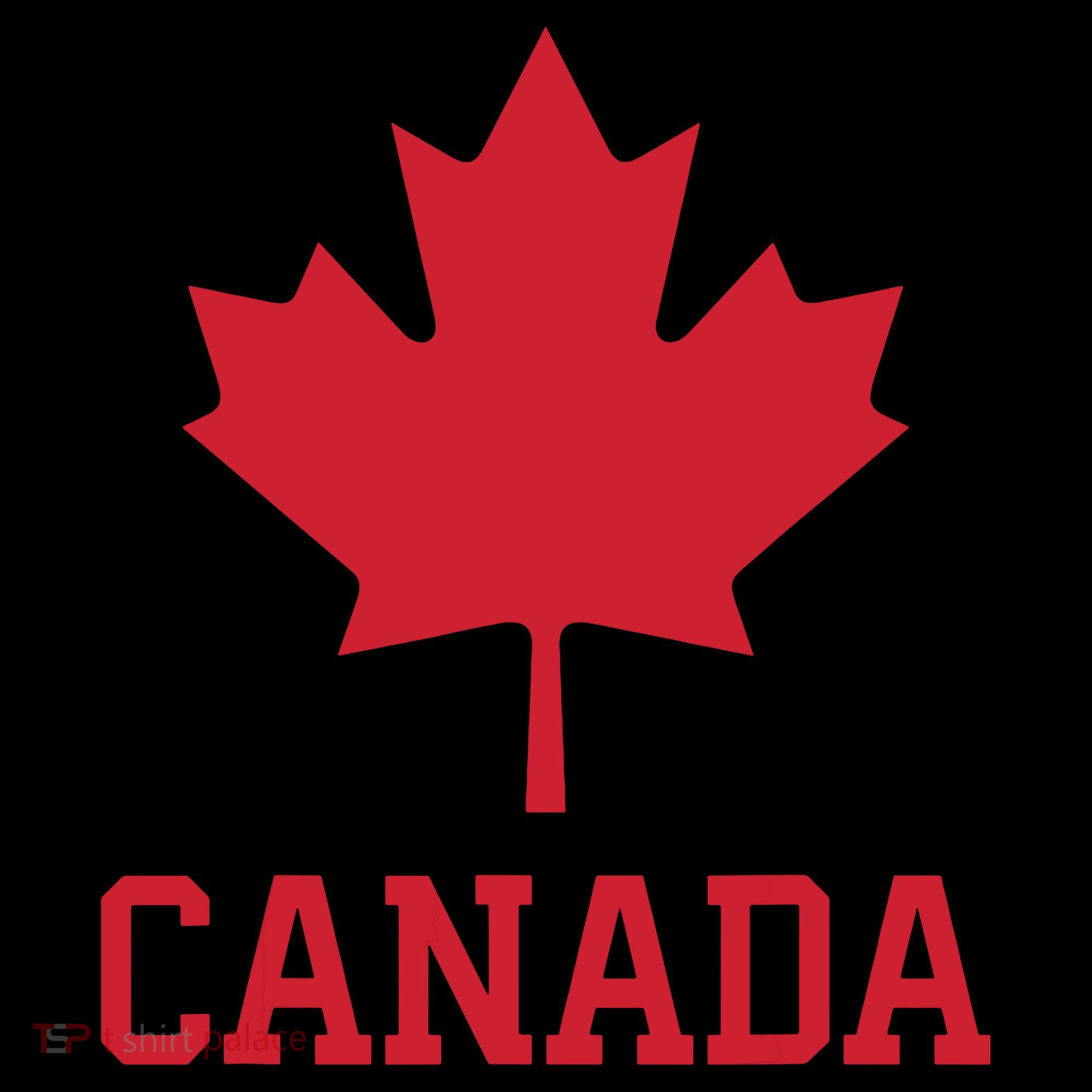 Canada Red Maple Leaf Flag Canada Day Women's T-Shirt
