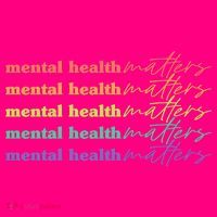 Colorful Retro Mental Health Matters T-Shirt thumb 7