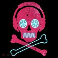 Cool Retro Neon Headphones Skull Music Lover Coffee Mug thumb 5