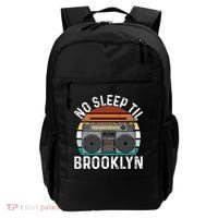 Cool Retro No Sleep Til Brooklyn Old School Portable Stereo Backpack thumb 0