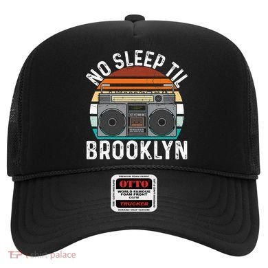Cool Retro No Sleep Til Brooklyn Old School Portable Stereo Hat