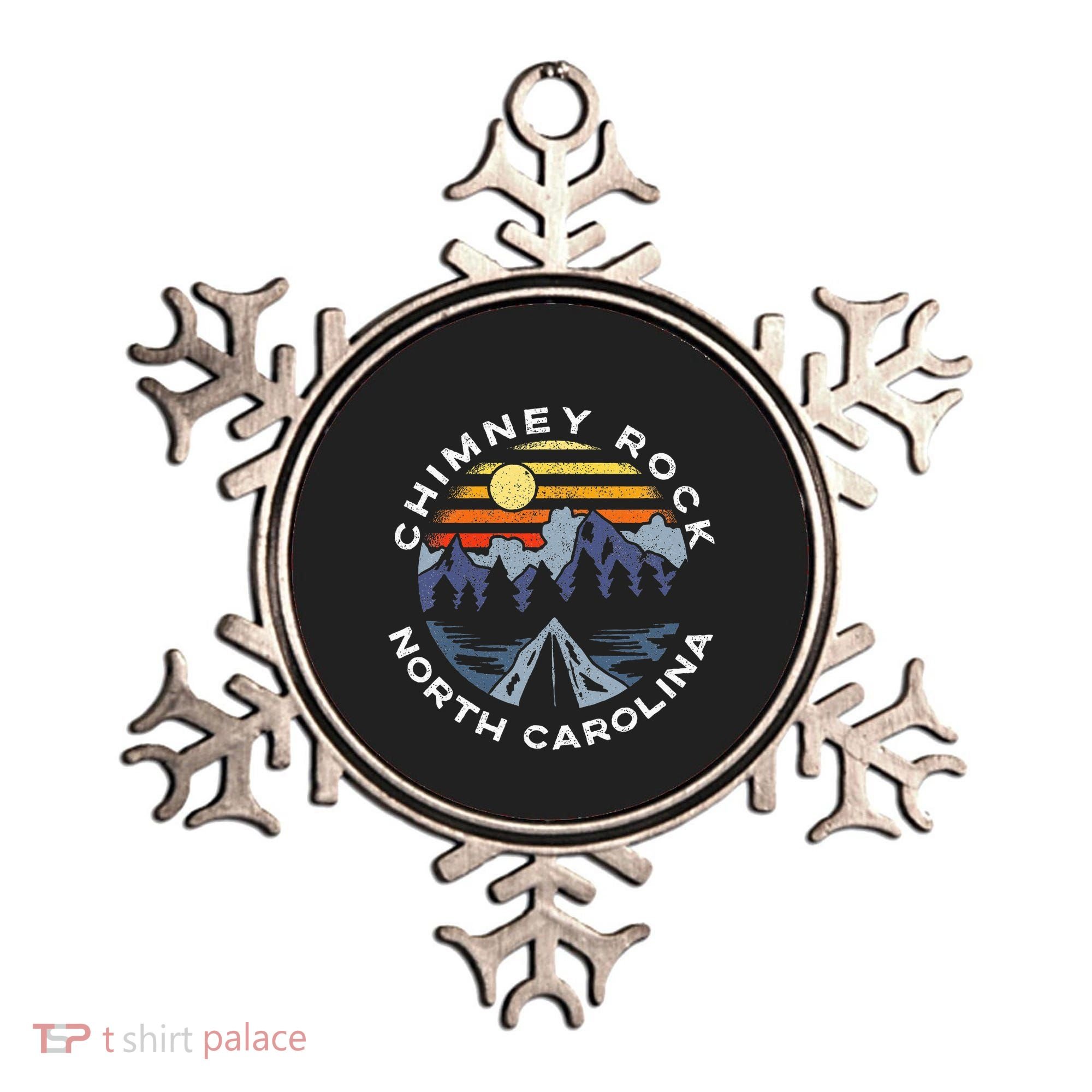 Chimney Rock North Carolina Mountains Vacation Souvenir Ornament