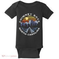 Chimney Rock North Carolina Mountains Vacation Souvenir Baby Bodysuit thumb 0