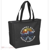 Chimney Rock North Carolina Mountains Vacation Souvenir Tote Bag thumb 2