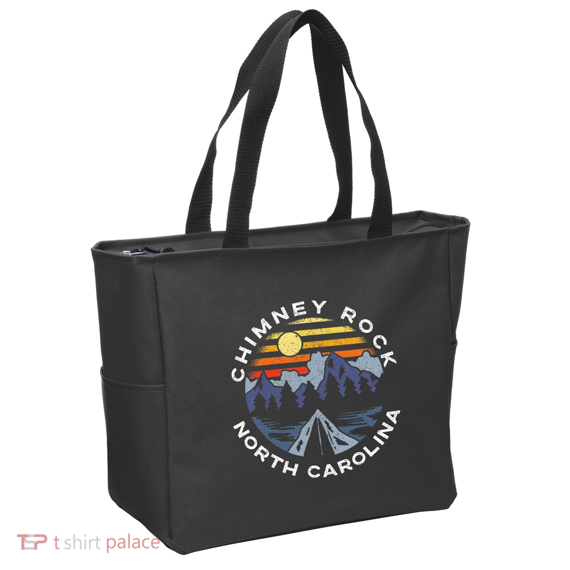 Chimney Rock North Carolina Mountains Vacation Souvenir Tote Bag