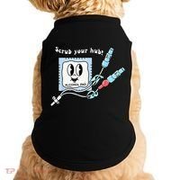 Cute Retro Nurse Scrub Your Hub Funny Peds ER Icu Rn Student Doggie Tank thumb 0