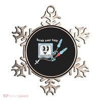 Cute Retro Nurse Scrub Your Hub Funny Peds ER Icu Rn Student Ornament thumb 0