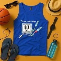 Cute Retro Nurse Scrub Your Hub Funny Peds ER Icu Rn Student Tank Top thumb 4
