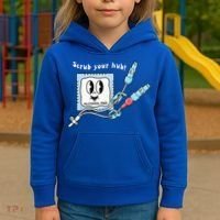 Cute Retro Nurse Scrub Your Hub Funny Peds ER Icu Rn Student Kids Hoodie thumb 3