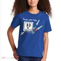 Cute Retro Nurse Scrub Your Hub Funny Peds ER Icu Rn Student Kids T-Shirt thumb 2
