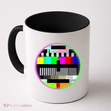 Cool Retro No Tv Signal Coffee Mug
