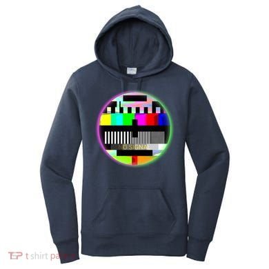 Cool Retro No Tv Signal Women's Hoodie