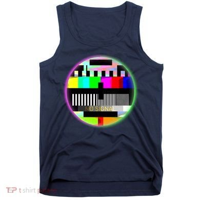 Cool Retro No Tv Signal Tank Top