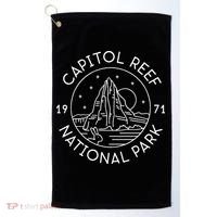 Capitol Reef National Park 1971 Wayne County Utah Golf Towel thumb 0