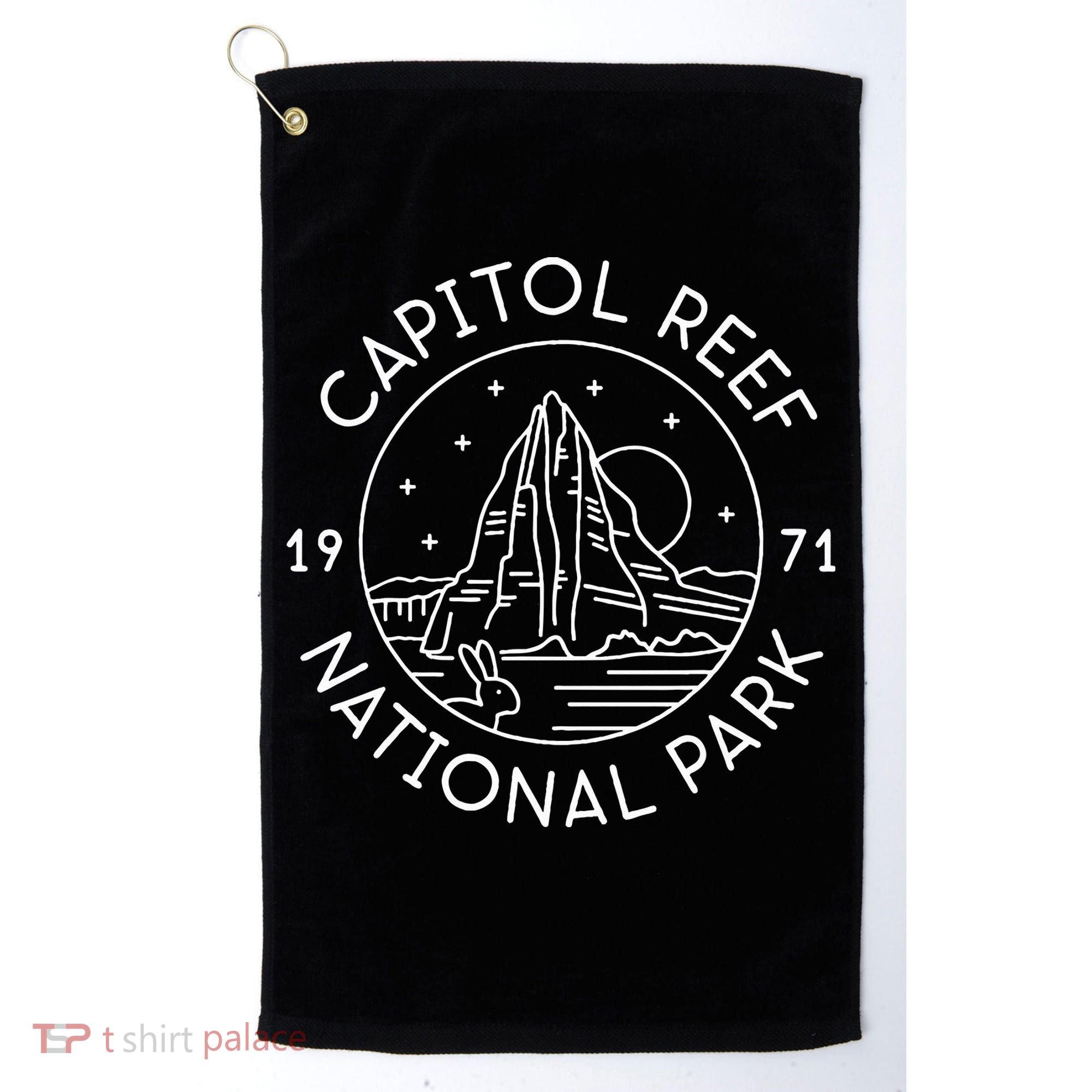 Capitol Reef National Park 1971 Wayne County Utah Golf Towel
