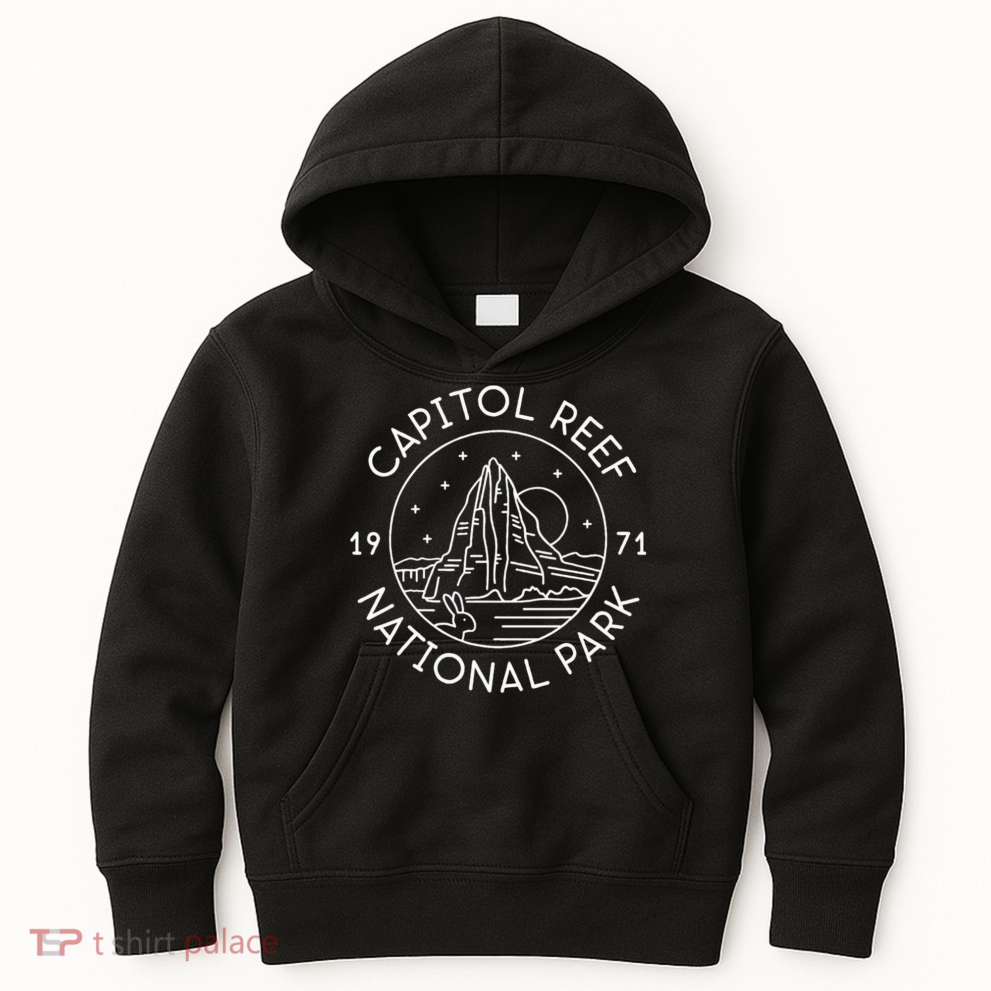 Capitol Reef National Park 1971 Wayne County Utah Kids Hoodie