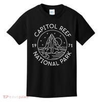 Capitol Reef National Park 1971 Wayne County Utah Kids T-Shirt thumb 0