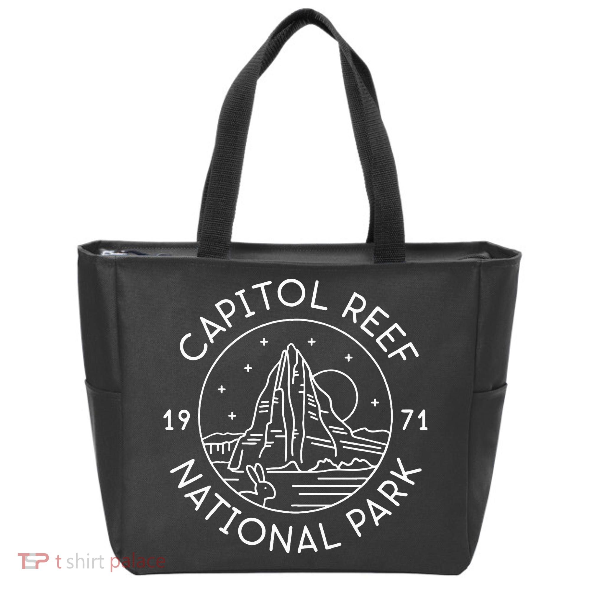 Capitol Reef National Park 1971 Wayne County Utah Tote Bag