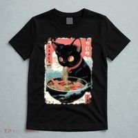 Cat Ramen Noodle Japanese Anime Manga Ramen Kawaii Cat T-Shirt thumb 5