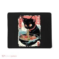 Cat Ramen Noodle Japanese Anime Manga Ramen Kawaii Cat Mousepad thumb 0